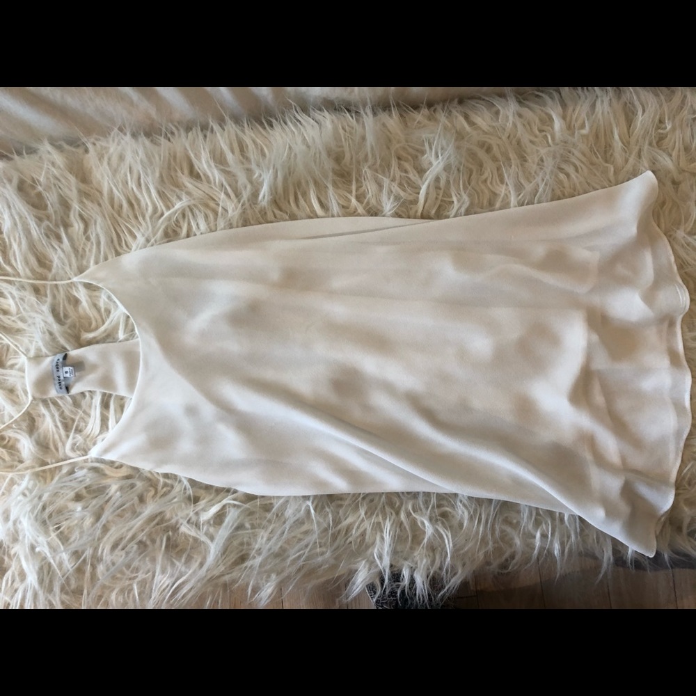 Flowy white tank top